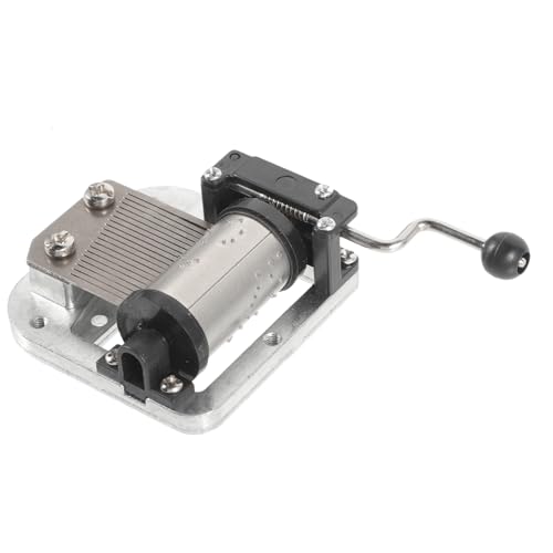Mobestech Handkurbel Musikwerk Mechanismus DIY Metall Spieluhr Bewegung für Musikboxen Installieren Leise und Robust für Bastelprojekte und Reparaturen von Mobestech