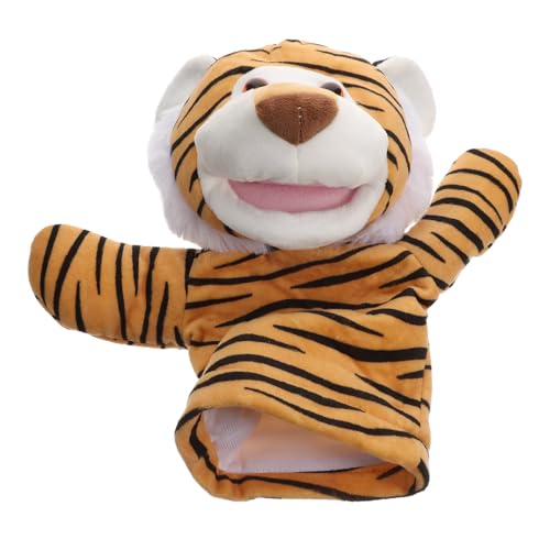 Mobestech Handpuppe Tiger für Kinder Tierpuppe aus Plüsch Pädagogisches Spielzeug für Fantasievolles Spielen Kuscheltier für Kleinkinder für Puppentheater Mobestech Handpuppe Tiger für Kinder Tierpuppe aus Plüsch Pädagogisches Spielzeug für Fantasievolles Spielen Kuscheltier für Kleinkinder für Puppentheater von Mobestech
