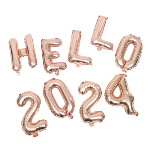 Mobestech Hello Luftballons Set Neujahrsdeko mit Folienballons Partydekoration für Silvester und Feierlichkeiten Farben und Langlebige Mobestech Hello Luftballons Set Neujahrsdeko mit Folienballons Partydekoration für Silvester und Feierlichkeiten Farben und Langlebige von Mobestech