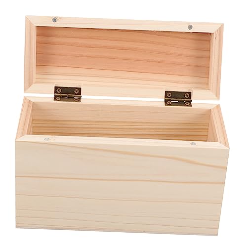 Mobestech Holz Aufbewahrungsbox für Tickets und Rezepte Schreibtisch Organizer mit Magnetverschluss Dekorative Holzkiste für Konzertkarten Kochrezepte und für Ordnung und Platzersparnis von Mobestech
