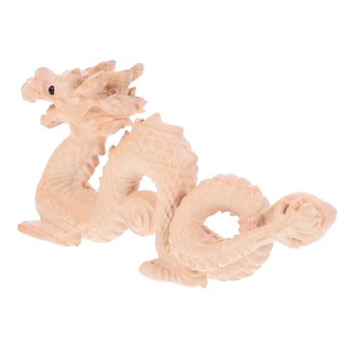 Mobestech Holz Drachen Statue Drachenskulptur Dekor Tisch Ornament Chinesische Drachendekoration Drachenhandwerk Für Schreibtisch Indoor Zimmer Декоr Mobestech Holz Drachen Statue Drachenskulptur Dekor Tisch Ornament Chinesische Drachendekoration Drachenhandwerk Für Schreibtisch Indoor Zimmer Декоr von Mobestech