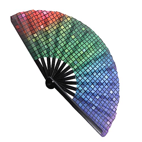 Mobestech Japanischer Faltfächer mit Stilvollem Muster Dekorativer und Tragbarer Handfächer Eleganter Faltbarer Fan für Sommer Hochzeit Outdoor Dekoration und Traditionelle Anlässe Mobestech Japanischer Faltfächer mit Stilvollem Muster Dekorativer und Tragbarer Handfächer Eleganter Faltbarer Fan für Sommer Hochzeit Outdoor Dekoration und Traditionelle Anlässe von Mobestech