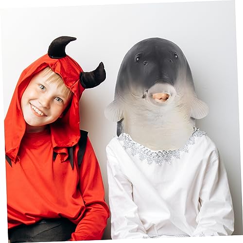 Mobestech Karneval Karpfenmaske aus Latex Realistische Tierkopf Kopfbedeckung für Halloween Cosplay Kostümpartys Karnevalsfeste Leicht und Bequem für Lange Mobestech Karneval Karpfenmaske aus Latex Realistische Tierkopf Kopfbedeckung für Halloween Cosplay Kostümpartys Karnevalsfeste Leicht und Bequem für Lange von Mobestech