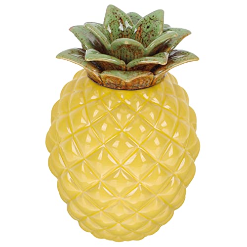 Mobestech Keramik Ananas Tee Aufbewahrungsglas Robuster Teekanister für Lose Tees Luftdicht für Trockene Lebensmittel Perfektes für Teeliebhaber Mobestech Keramik Ananas Tee Aufbewahrungsglas Robuster Teekanister für Lose Tees Luftdicht für Trockene Lebensmittel Perfektes für Teeliebhaber von Mobestech
