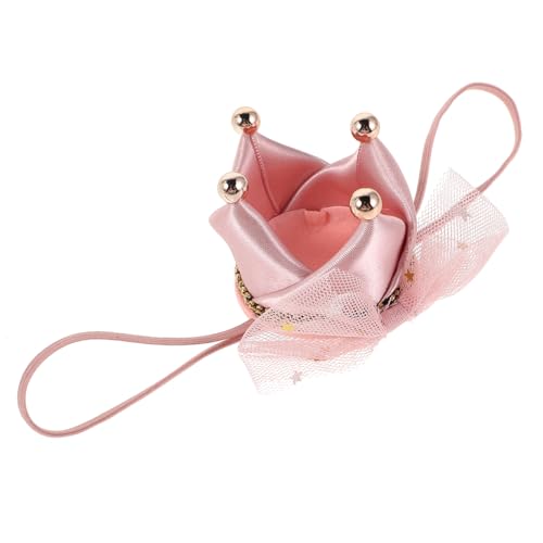 Mobestech Kindergeburtstag Prinzessin Haarband Bequemes Party Haar Accessoire für Mädchen Elastisches Stirnband Vielseitig für Foto Shootings und Kostümfeste Pinkes Dekorationsstück von Mobestech