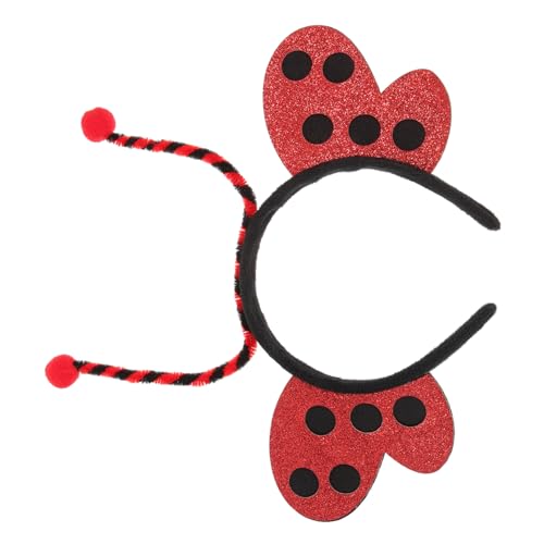 Mobestech Kreatives Marienkäfer Haarband für Mädchen Niedliches Tier Stirnband aus Sicherem Vliesstoff Wiederverwendbares Party Kostümzubehör für Cosplay Dekoratives Haarschmuck Accessoire Mobestech Kreatives Marienkäfer Haarband für Mädchen Niedliches Tier Stirnband aus Sicherem Vliesstoff Wiederverwendbares Party Kostümzubehör für Cosplay Dekoratives Haarschmuck Accessoire von Mobestech
