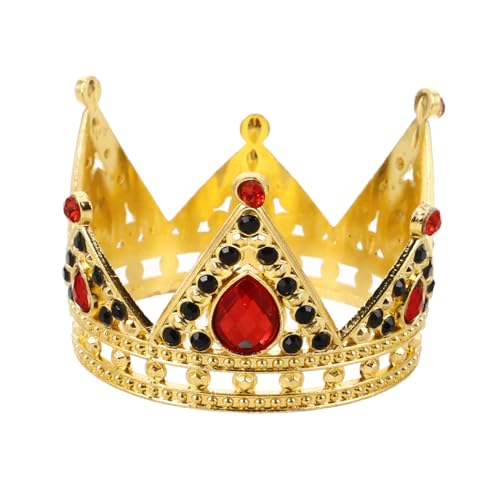 Mobestech Kuchenkronendekoration Kuchenverzierung Backen Kuchen-krone- Verzierungen Zum Backen Hochzeitstorte Dekoration Haarzubehör Krone Tortenaufsatz Kuchendekoration Metall Golden von Mobestech