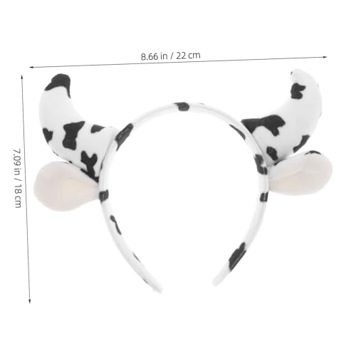 Mobestech Kuh Stirnband mit Weichen Kuhohren Bequemes Haarband für Damen und Mädchen Vielseitiges Kuh Accessoire für Karneval Cosplay Partys und Alltag Einsetzbar Modisches Kostümzubehör Mobestech Kuh Stirnband mit Weichen Kuhohren Bequemes Haarband für Damen und Mädchen Vielseitiges Kuh Accessoire für Karneval Cosplay Partys und Alltag Einsetzbar Modisches Kostümzubehör von Mobestech