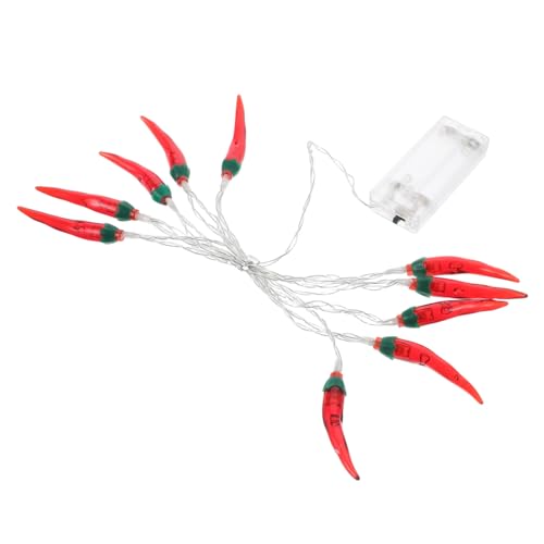 Mobestech LED Lichterkette mit Roten Chili leds Robuste Outdoor stringlights für Patio Camping und Indoor deko Wetterfeste Retro Lichterkette für Gemütliche Festival atmosphäre Mobestech LED Lichterkette mit Roten Chili leds Robuste Outdoor stringlights für Patio Camping und Indoor deko Wetterfeste Retro Lichterkette für Gemütliche Festival atmosphäre von Mobestech
