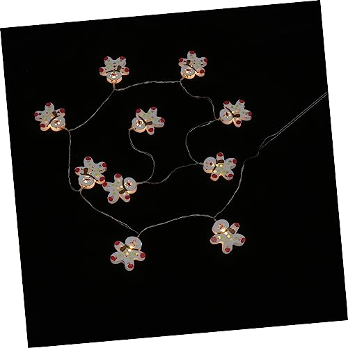 Mobestech LED Weihnachtslichterkette Gingerbread Man Form Warmweiße Batteriebetriebene Lichter Xmas Deko für Wohnzimmer Garten Schlafzimmer und Außendekoration Mobestech LED Weihnachtslichterkette Gingerbread Man Form Warmweiße Batteriebetriebene Lichter Xmas Deko für Wohnzimmer Garten Schlafzimmer und Außendekoration von Mobestech