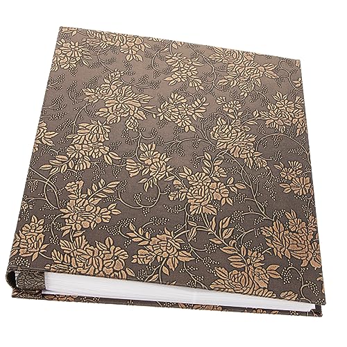 Mobestech Lederfotoalbum für Bilder Retro Einsteckalbum für Familienerinnerungen Diy aus PU für Reisen Hochzeiten und Jubiläen Hochwertiger Bildhalter für Besondere Anlässe von Mobestech