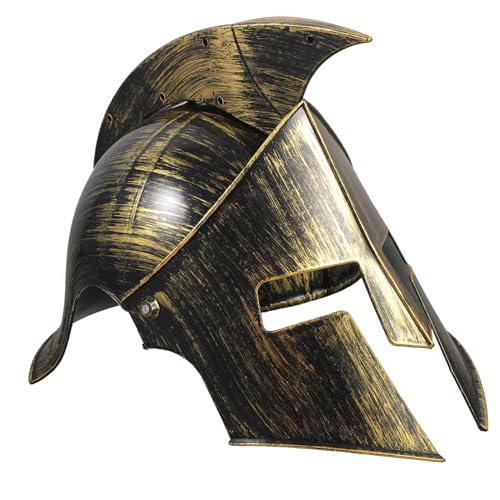 Mobestech Leichter Römischer Gladiatorenhelm aus Mittelalterliche Cosplay Kopfbedeckung für Männer und Frauen für Karneval Party und Festival Detailgetreues Design Bequemes Tragen Ganztägig Mobestech Leichter Römischer Gladiatorenhelm aus Mittelalterliche Cosplay Kopfbedeckung für Männer und Frauen für Karneval Party und Festival Detailgetreues Design Bequemes Tragen Ganztägig von Mobestech