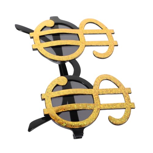 Mobestech Lustige Partybrille Einzigartige Fotorequisiten für Unvergessliche Gruppenbilder Schwarze Kunststoffbrille für Erwachsene für Karneval und Feiern Leicht zu Reinigen und von Mobestech