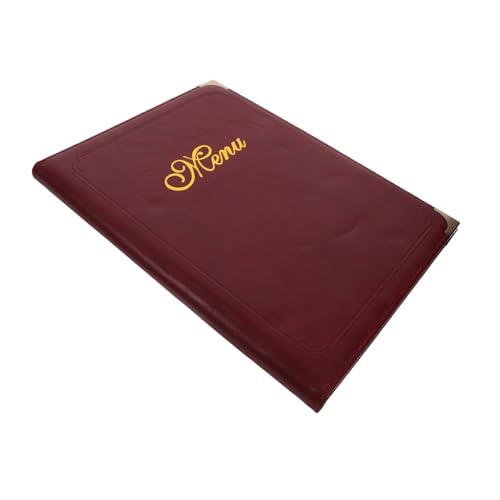 Mobestech Mahlzeitmenübuch Restaurant-Notizblock-Bestellung Menühalterordner Servieranzeige Einfacher Essensordner Menü-Holding-Buch Multifunktionaler Menühalter Leder Mobestech Mahlzeitmenübuch Restaurant-Notizblock-Bestellung Menühalterordner Servieranzeige Einfacher Essensordner Menü-Holding-Buch Multifunktionaler Menühalter Leder von Mobestech