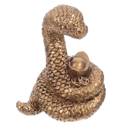 Mobestech Messing Schlangenfigur Kompakt Elegant Chinesisches Tierkreiszeichen Schlange Feng Shui Dekoration für Schreibtisch Wohnzimmer Büro Kleine Wohnaccessoires Mobestech Messing Schlangenfigur Kompakt Elegant Chinesisches Tierkreiszeichen Schlange Feng Shui Dekoration für Schreibtisch Wohnzimmer Büro Kleine Wohnaccessoires von Mobestech