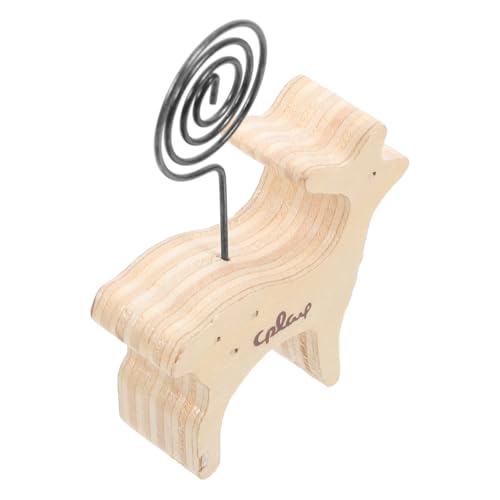 Mobestech Minimalist Holz Tier Memo Clip für Dekorativer Foto Halter Multifunktionaler Bilderrahmen für Notizen Kreativer Kartenständer für Schlafzimmer und Büro Mobestech Minimalist Holz Tier Memo Clip für Dekorativer Foto Halter Multifunktionaler Bilderrahmen für Notizen Kreativer Kartenständer für Schlafzimmer und Büro von Mobestech