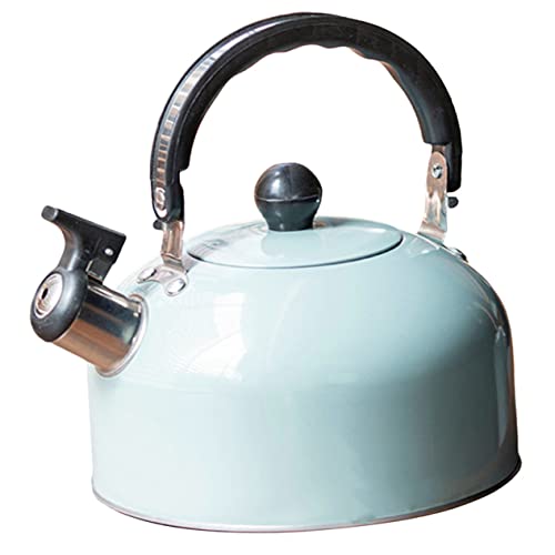 Mobestech Pfeifender Teekessel mit Grünem Sprühlack Haushaltswasserkocher mit Ergonomischem Griff für Zubereitung von Tee oder Jedem Zuhause Mobestech Pfeifender Teekessel mit Grünem Sprühlack Haushaltswasserkocher mit Ergonomischem Griff für Zubereitung von Tee oder Jedem Zuhause von Mobestech