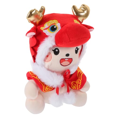 Mobestech Plüsch Drache Kuscheltier Weiches Stofftier Drachenpuppe Chinesisches Neujahr Geburtstagsgeschenk Niedliches Samtstoff Drachenmotiv Mobestech Plüsch Drache Kuscheltier Weiches Stofftier Drachenpuppe Chinesisches Neujahr Geburtstagsgeschenk Niedliches Samtstoff Drachenmotiv von Mobestech