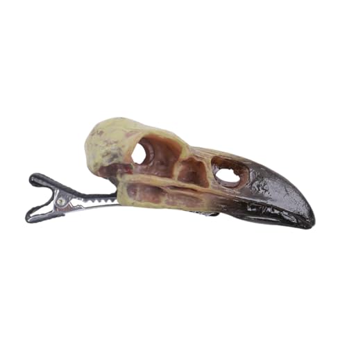 Mobestech Skull Haarspange für Mädchen Punk Halloween Haarschmuck Langlebige Haarklammer mit Design Dekorative Haarclips für Kostüm und Alltagslook Mobestech Skull Haarspange für Mädchen Punk Halloween Haarschmuck Langlebige Haarklammer mit Design Dekorative Haarclips für Kostüm und Alltagslook von Mobestech