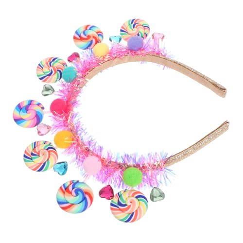 Mobestech Süßes Lollipop Haarband für Mädchen Cartoon Stirnband mit Bonbon Motiv Verspieltes Buntes Prinzessin Haarschmuck für Geburtstag Party Geeignet Mobestech Süßes Lollipop Haarband für Mädchen Cartoon Stirnband mit Bonbon Motiv Verspieltes Buntes Prinzessin Haarschmuck für Geburtstag Party Geeignet von Mobestech