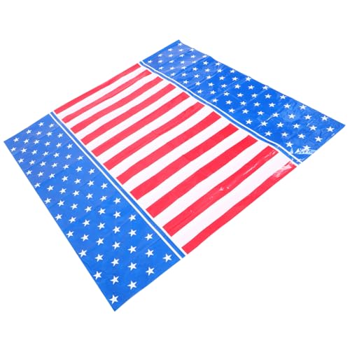Mobestech Tischdecke für Unabhängigkeitstag Amerikanische Flaggen Dekoration für Patriotische Feiern Sicher Bequem für Innen und Außenbereich Mobestech Tischdecke für Unabhängigkeitstag Amerikanische Flaggen Dekoration für Patriotische Feiern Sicher Bequem für Innen und Außenbereich von Mobestech