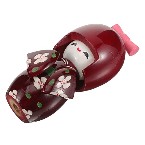 Mobestech Traditionelle Japanische Kimono Puppe Holzfigur für Asiatische Restaurantdekoration Home Decor Handgefertigte Geisha Statue Perfektes für Sammler Mobestech Traditionelle Japanische Kimono Puppe Holzfigur für Asiatische Restaurantdekoration Home Decor Handgefertigte Geisha Statue Perfektes für Sammler von Mobestech
