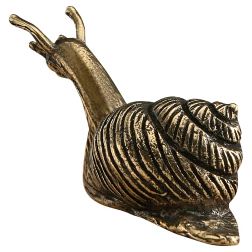 Mobestech Vintage Messing Schneckenornament Tischdekoration für Schreibtisch und Zuhause Langlebig Kreative Handwerkskunst Einzigartiges Design für Wohnräume von Mobestech