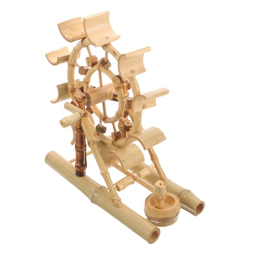 Mobestech Wasserwheel Tischdekoration Traditionelles Handwerk für Zuhause Design mit Natürlicher Bambusfarbe eine Beruhigende und Unterstreicht Handwerkskunst Mobestech Wasserwheel Tischdekoration Traditionelles Handwerk für Zuhause Design mit Natürlicher Bambusfarbe eine Beruhigende und Unterstreicht Handwerkskunst von Mobestech