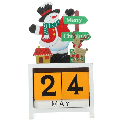 Mobestech Weihnachtlicher Holzkalender aus Natürlichem Holz Langlebige Tischdekoration und Praktischer Desktop Kalender Festliche Xmas Deko für Zuhause und Büro Einzigartiges für Mobestech Weihnachtlicher Holzkalender aus Natürlichem Holz Langlebige Tischdekoration und Praktischer Desktop Kalender Festliche Xmas Deko für Zuhause und Büro Einzigartiges für von Mobestech