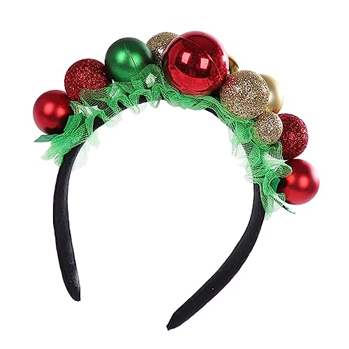 Mobestech Weihnachts Haarreif mit Glöckchen Kreatives Party Accessoire für Damen Geeignet für Weihnachtsfeiern Tanzveranstaltungen und Kostüm Events Verstellbar und Angenehm zu Tragen von Mobestech