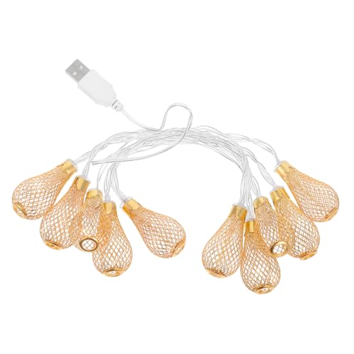 Mobestech Zeichenfolge 10 Wasser tropfen Lichterkette Baum hängende Lichter Laternenlichter für Schlafzimmer Dekorative Lichter hängende Innenleuchten Abs Golden Mobestech Zeichenfolge 10 Wasser tropfen Lichterkette Baum hängende Lichter Laternenlichter für Schlafzimmer Dekorative Lichter hängende Innenleuchten Abs Golden von Mobestech