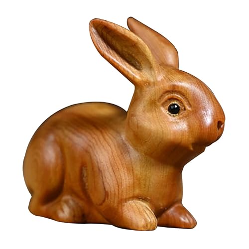 Mobestech Zodiac Kaninchen Holzfigur Exquisites Handgefertigtes Kaninchen für Schreibtisch und Wohnkultur Einzigartiges Ornament aus Hochwertigem Holz mit Feiner Handwerkskunst Mobestech Zodiac Kaninchen Holzfigur Exquisites Handgefertigtes Kaninchen für Schreibtisch und Wohnkultur Einzigartiges Ornament aus Hochwertigem Holz mit Feiner Handwerkskunst von Mobestech