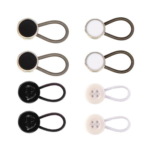 8-teiliges Knopfverlängerungs-Set für Handgelenk, Hemd, Kragen, Polo und Kleid - Schnelle und einfache Anpassung der Passform für Männer und Frauen - Keine Näharbeiten erforderlich - von Mobi Lock 8-teiliges Knopfverlängerungs-Set für Handgelenk, Hemd, Kragen, Polo und Kleid - Schnelle und einfache Anpassung der Passform für Männer und Frauen - Keine Näharbeiten erforderlich - von Mobi Lock von Mobi Lock