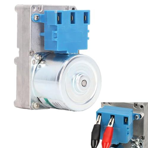 Schneckenmotor, 20w Schneckenmotor FüR Pelletofen Torsionsschnecken Motor Ac220v Getriebemotor Pelletofen Schneckengetriebe FüR Ofen (2 U/Min) von Mocoli