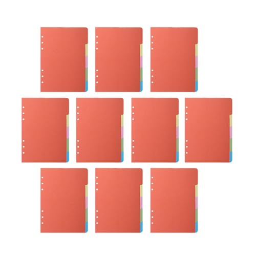10 PCs Multi Löcher Bindemittel Teiler B 5 A 5 A 6 Einfügenabbieder Indexes Schulbürovorräte 10 PCs Multi Löcher Bindemittel Teiler B 5 A 5 A 6 Einfügenabbieder Indexes Schulbürovorräte von Mocoocouture