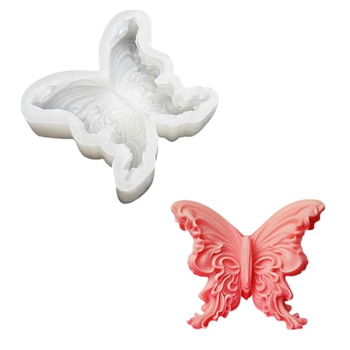 3D Schmetterling Silikonkerzenformen Für Epoxidharz Kerze Herstellen Fondant Silikonformen Für Schokoladenkuchenbacken von Mocoocouture
