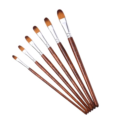 6pcs Professionelle Pinsel Aquarell Nylon Borste Für Acryl Aquarellölmalerei Art Set 6pcs Professionelle Pinsel Aquarell Nylon Borste Für Acryl Aquarellölmalerei Art Set von Mocoocouture