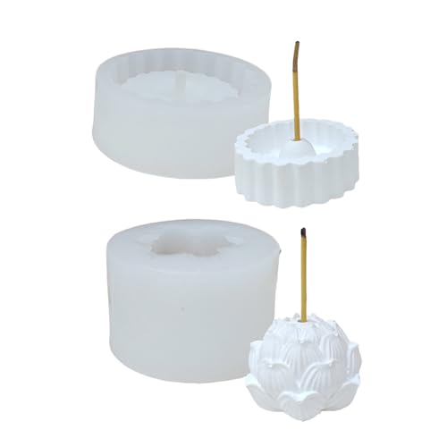 Blumenförmige Silikonformen Für Epoxidharz Kerzenhalter Hausdekoration Silikon Betonzementform Für Handwerk von Mocoocouture