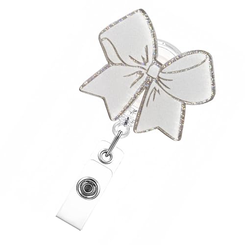 Bowknot Abzeichenhalter Mit Metallclip Für Lehrer Krankenschwester Kartenhalter Für Studentische Lehrer Doktor Arzt Kartenhalter Einverrückter Rollen Herzabzeichen Clip von Mocoocouture