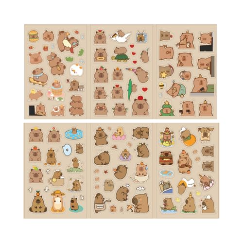 Cartoon Animal Sticker Wasserbeständiger Haustieraufkleber Für Scrapbook Journal Telefon Fall Gitarre Laptop Kinder Belohnung Haustier von Mocoocouture