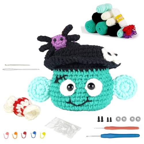 Halloween Candy Jar Häkchen Set Für Anfänger Mit Video Tutorial Anweisung Häkeln Haken Stricknadelgarne Halloween Candy Jar Häkchen Set Für Anfänger Mit Video Tutorial Anweisung Häkeln Haken Stricknadelgarne von Mocoocouture