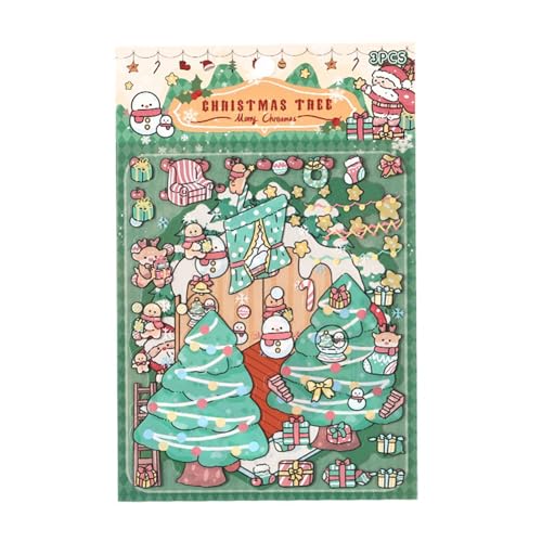 Heiligabend Sticker Scrapbook Sticker Szene Aufkleber Ästhetische Scrapbooking Lieferungen Dekorative Heiligabend Kinderszene Heiligabend Sticker Scrapbook Sticker Szene Aufkleber Ästhetische Scrapbooking Lieferungen Dekorative Heiligabend Kinderszene von Mocoocouture