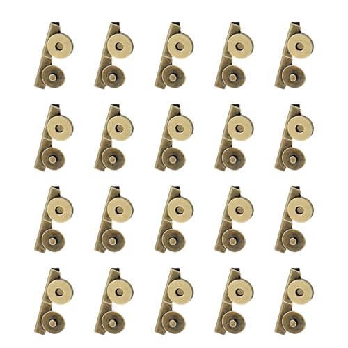 Mocoocouture 20 Paare Magnetische Schnappknöpfe Schnappknöpfe Basteln von Mocoocouture