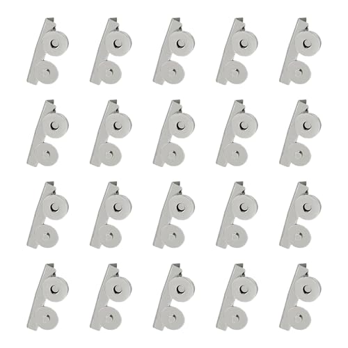 Mocoocouture 20 Paare Magnetische Schnappknöpfe Schnappknöpfe Basteln von Mocoocouture