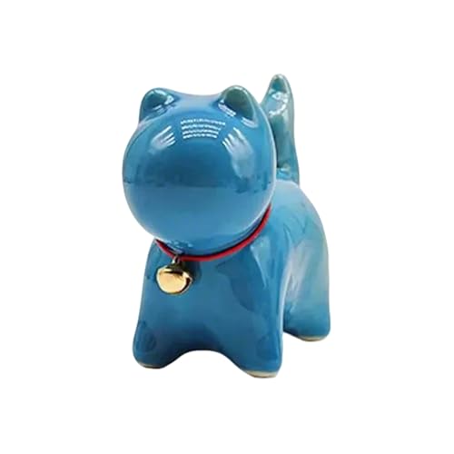 Mocoocouture Köstliche Keramikkätzchenakzent Figur Schreibtisch Dekoration Ornament Zur Verbesserung Der Zeremonie Schöne Office Schreibtischdekoration Mit Mehreren Farben von Mocoocouture