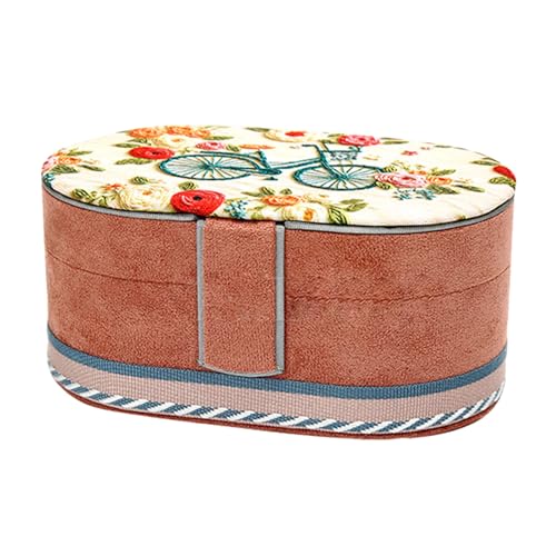 Mocoocouture Raffinierter Mehrstufiger Schmuckschatulle Retro Oval Schmuckhalter 3 Schicht Plüsch Lagerhalter Für Mode Enthusiasten Mocoocouture Raffinierter Mehrstufiger Schmuckschatulle Retro Oval Schmuckhalter 3 Schicht Plüsch Lagerhalter Für Mode Enthusiasten von Mocoocouture