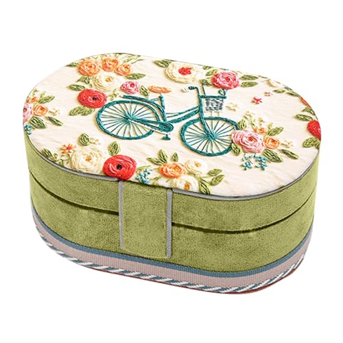 Mocoocouture Raffinierter Mehrstufiger Schmuckschatulle Retro Oval Schmuckhalter 3 Schicht Plüsch Lagerhalter Für Mode Enthusiasten Mocoocouture Raffinierter Mehrstufiger Schmuckschatulle Retro Oval Schmuckhalter 3 Schicht Plüsch Lagerhalter Für Mode Enthusiasten von Mocoocouture