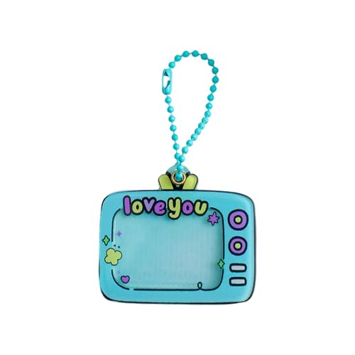 Photo Kartenhalter Mit Schlüsselbund Cartoon Photo Speicher Anhänger Kartenclip Acryl Schlüsselringe Für Den Täglichen Gebrauch Kreative Keyrings Acrylhalter Cartoonhalter Für Schüler von Mocoocouture