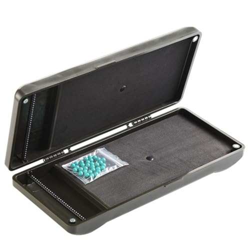 Professionelle Angelbohrungen Tackle Box Hält 62 Führer (nicht Inklusive) Magnetverschluss ABS Konstruktion Mit 30 Sicheren Pin Pin Skala Fangleitungsbox von Mocoocouture