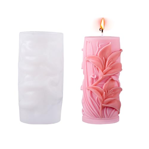 Silikonformblüten Blüten Säule Kerzenform Formen Epoxidharz Formen Gussform Formen Zylinder Relief Formen Plastern Formen Formen Silikonformblüten Blüten Säule Kerzenform Formen Epoxidharz Formen Gussform Formen Zylinder Relief Formen Plastern Formen Formen von Mocoocouture